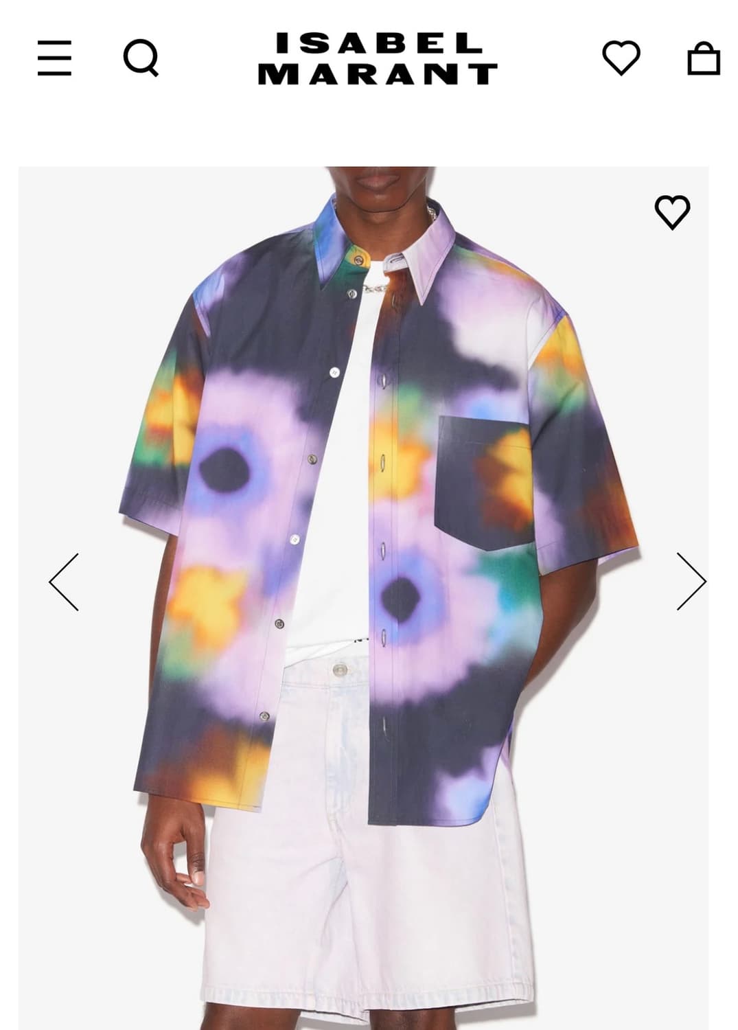 이자벨마랑 이자벨마랑셔츠 반팔셔츠 상품이미지2