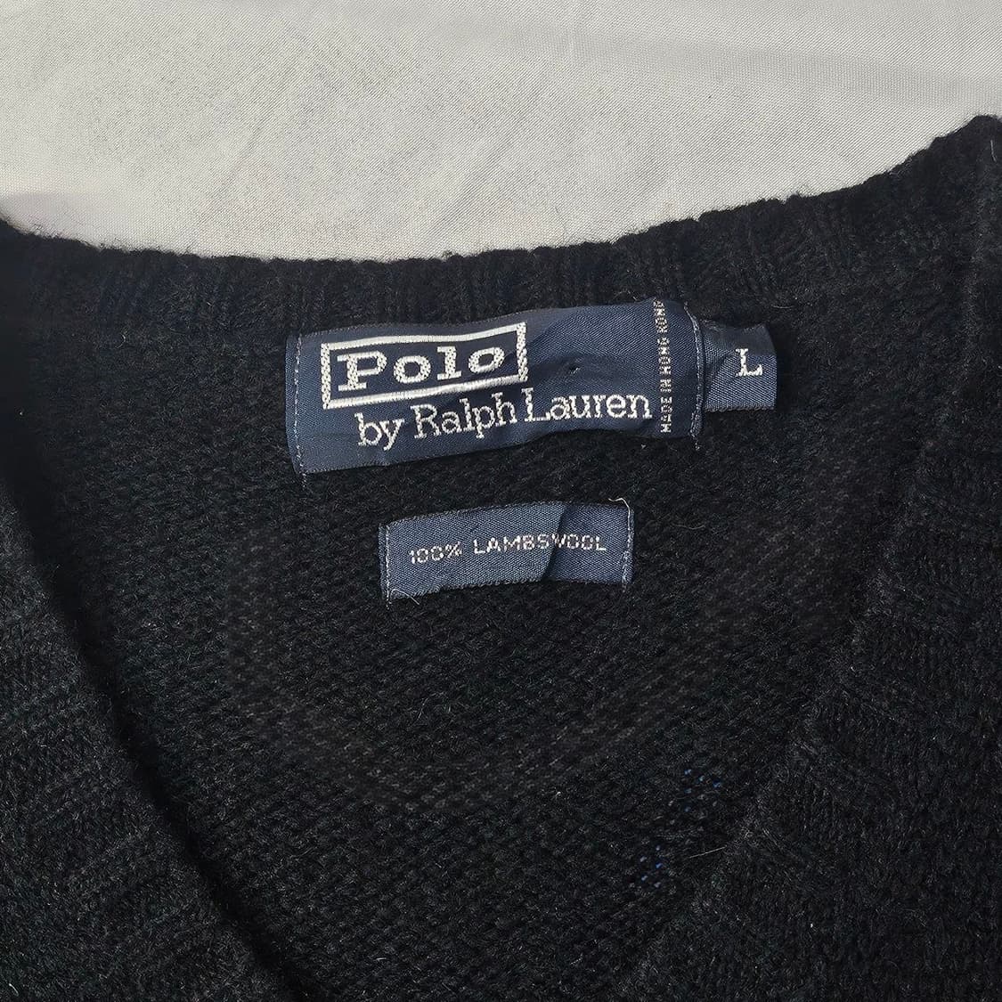 Polo 폴로 랄프로렌 블랙 브이넥 니트  상품이미지3