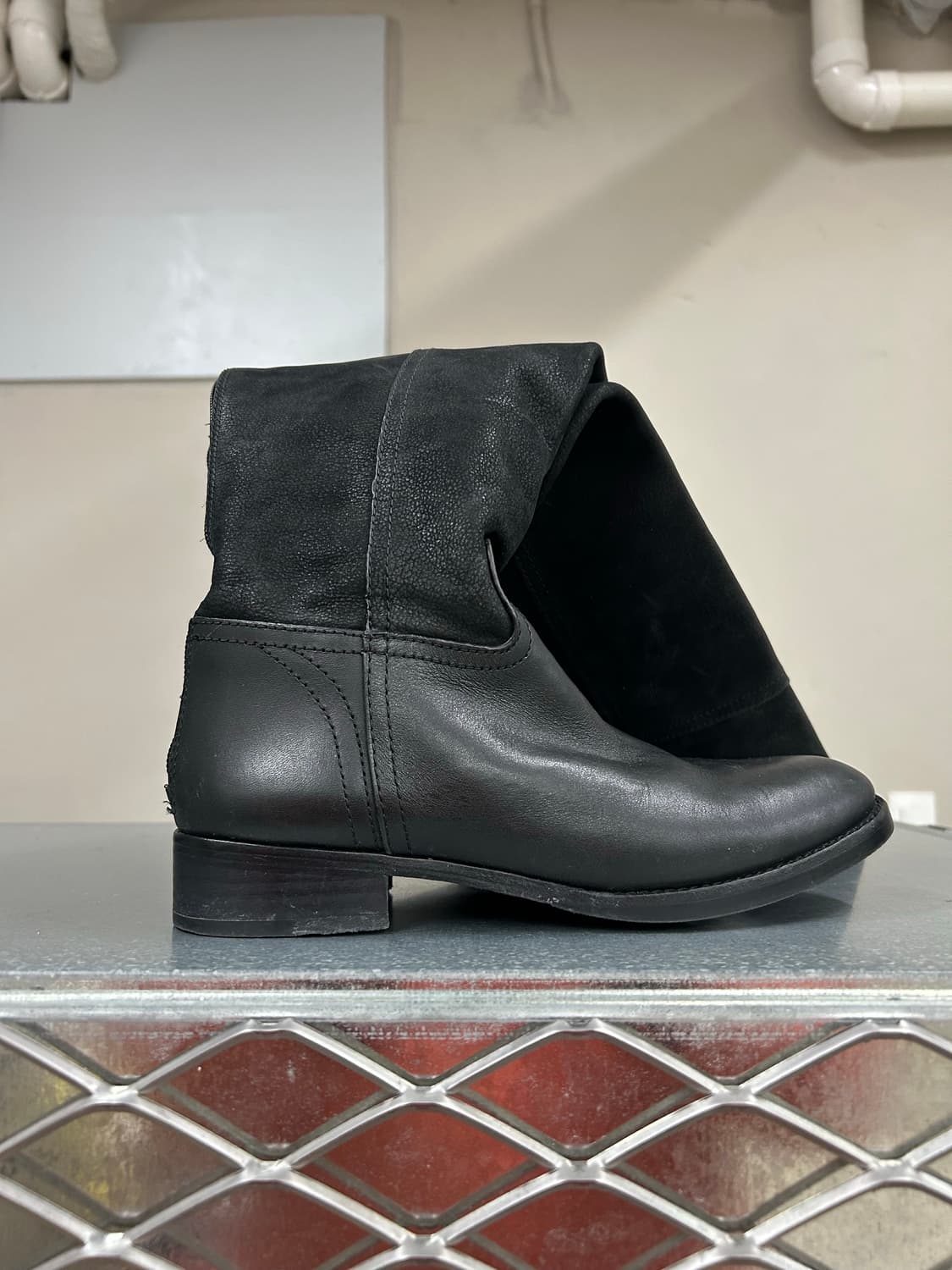 토리버치 블랙 스웨이드 롱 부츠 7M 상품이미지4