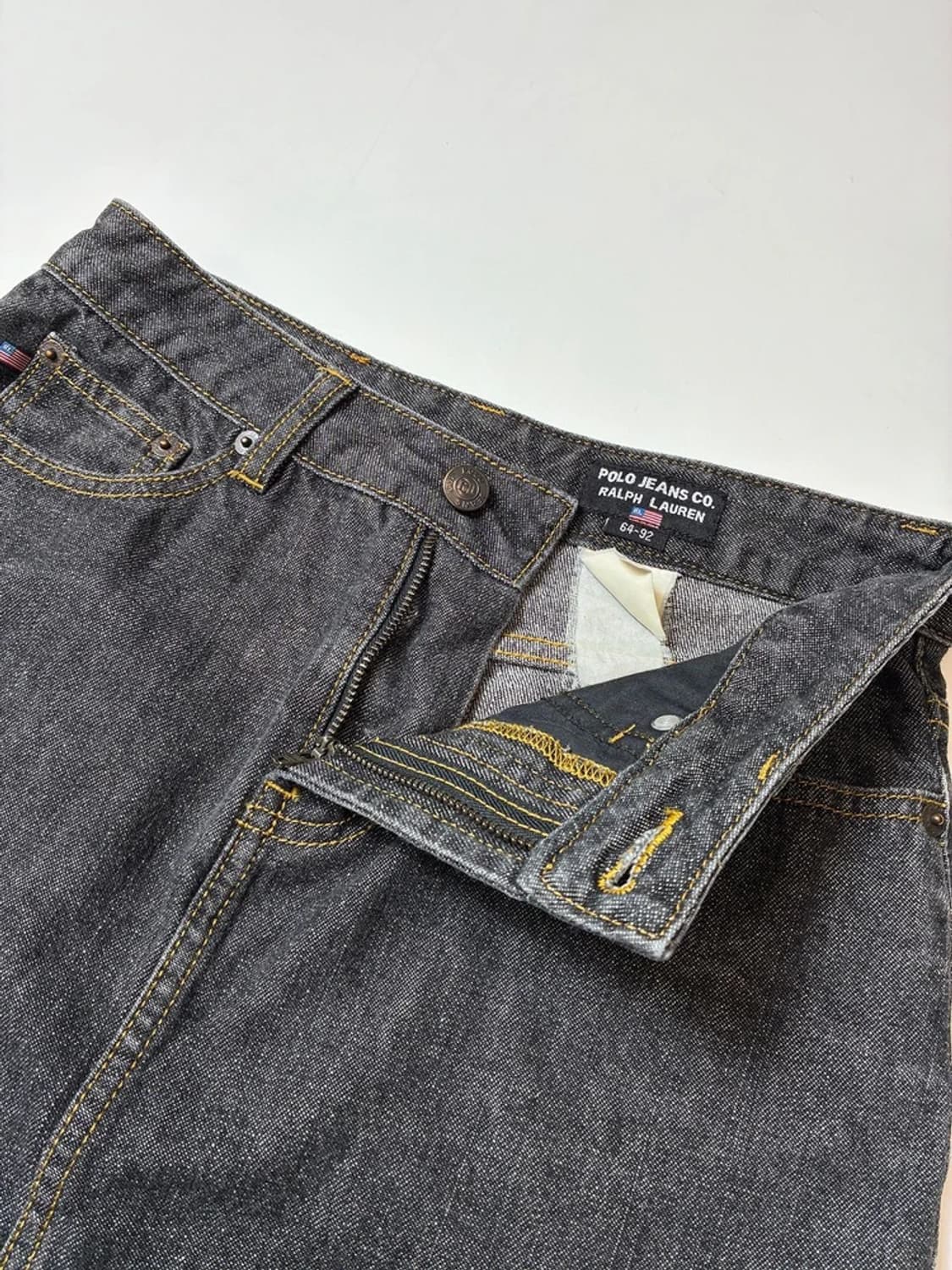 폴로 진스 00's 흑청 데님 스커트 PN8619 상품이미지8