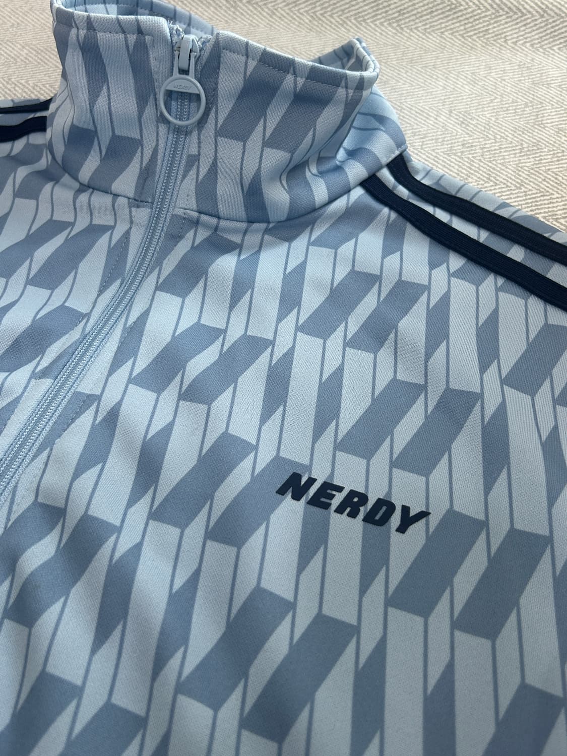 널디 Nerdy 심볼 패턴 트랙탑 져지 오버핏 S 남녀공용 상품이미지2