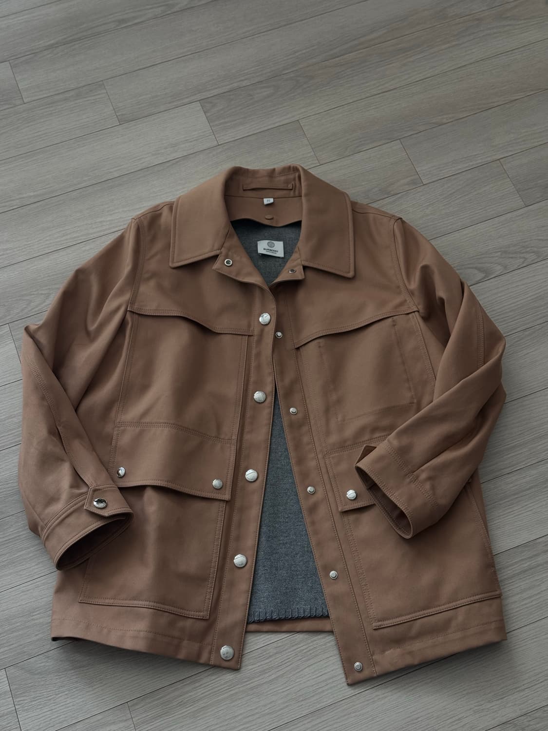 버버리 시어링 칼라 개버딘 필드 재킷 (워머 포함) 상품이미지2