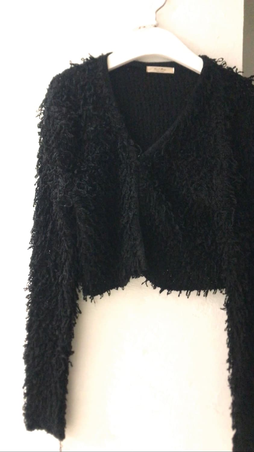 퍼 크롭 가디건 상품이미지1