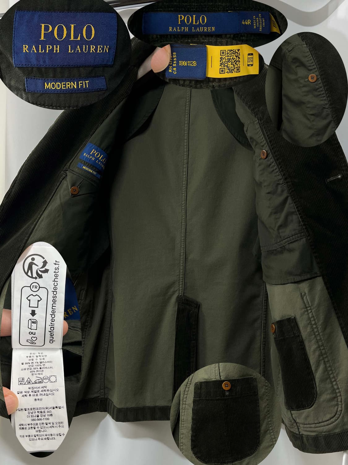 폴로 랄프로렌 베터코튼 코듀로이 워시 스트레치 스포츠코트 자켓 상품이미지3