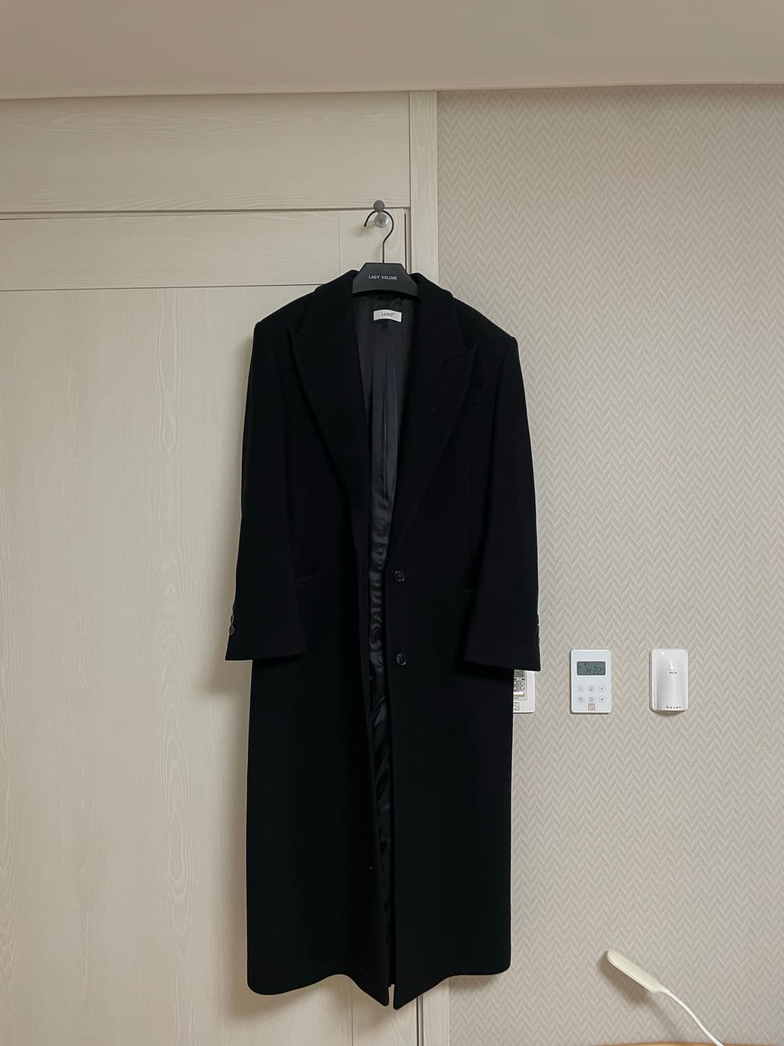 Lcdc tm 롱코트 블랙 상품이미지4
