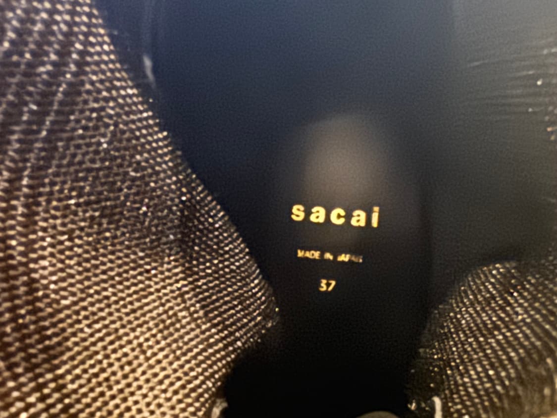 사카이 통굽 블랙 앵클부츠 37사이즈 상품이미지7