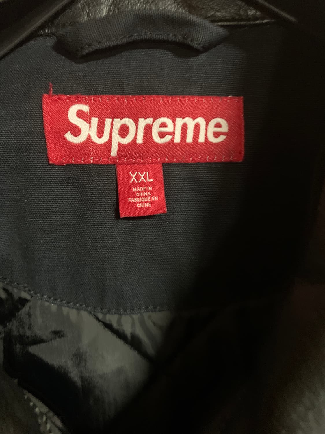 슈프림 24fw 레더 카라 유틸리티 자켓 상품이미지7