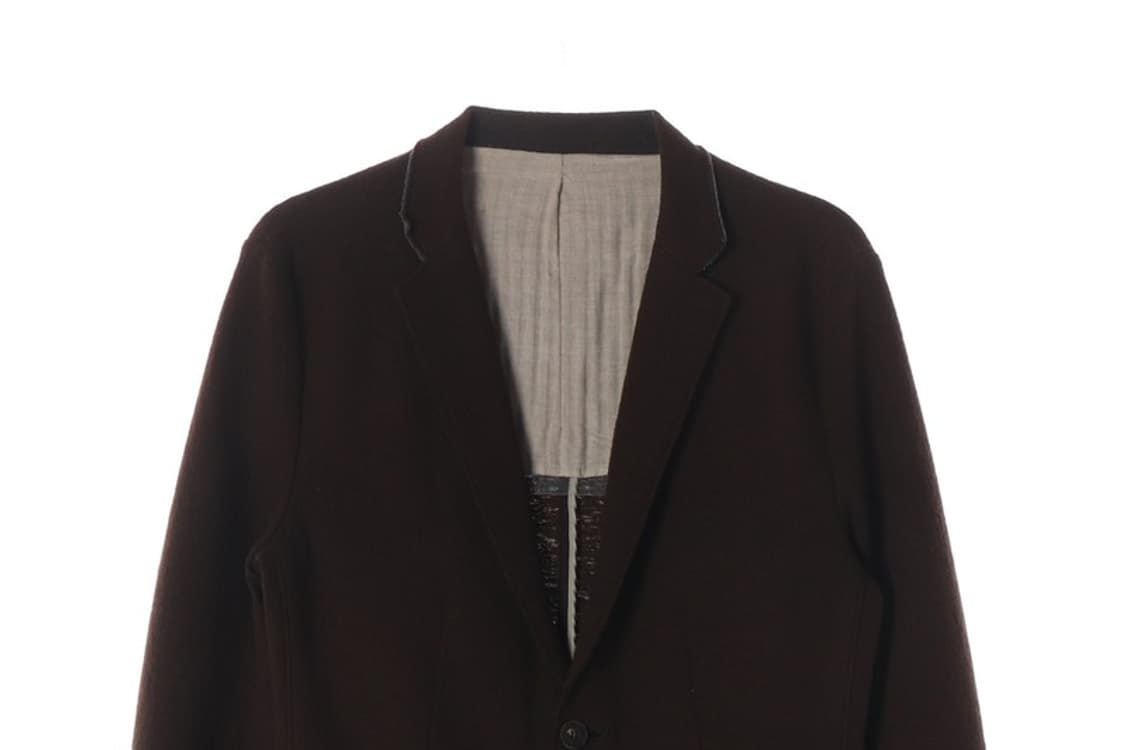 시리즈 다크브라운 울 블렌드 캐주얼 자켓 XL 상품이미지3