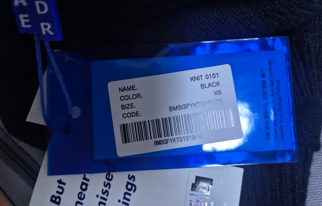 (새상품) 아더에러 시그니피컨트 TRS 태그 니트 상품이미지4