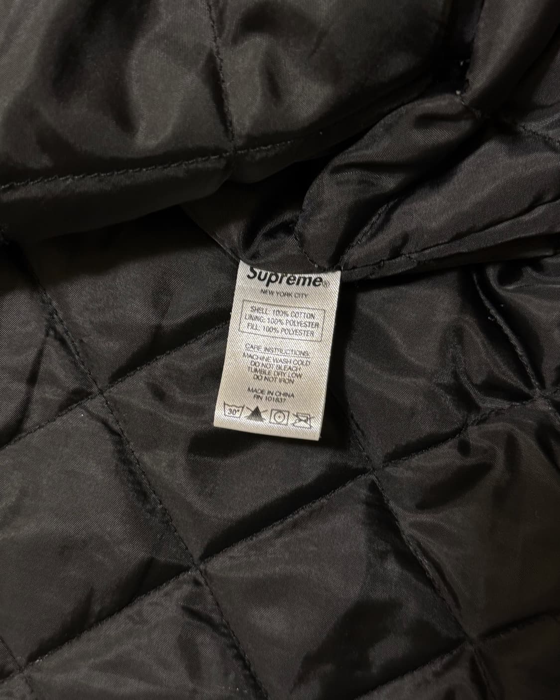 슈프림 올드 잉글리쉬 코듀로이 바시티 자켓 상품이미지4