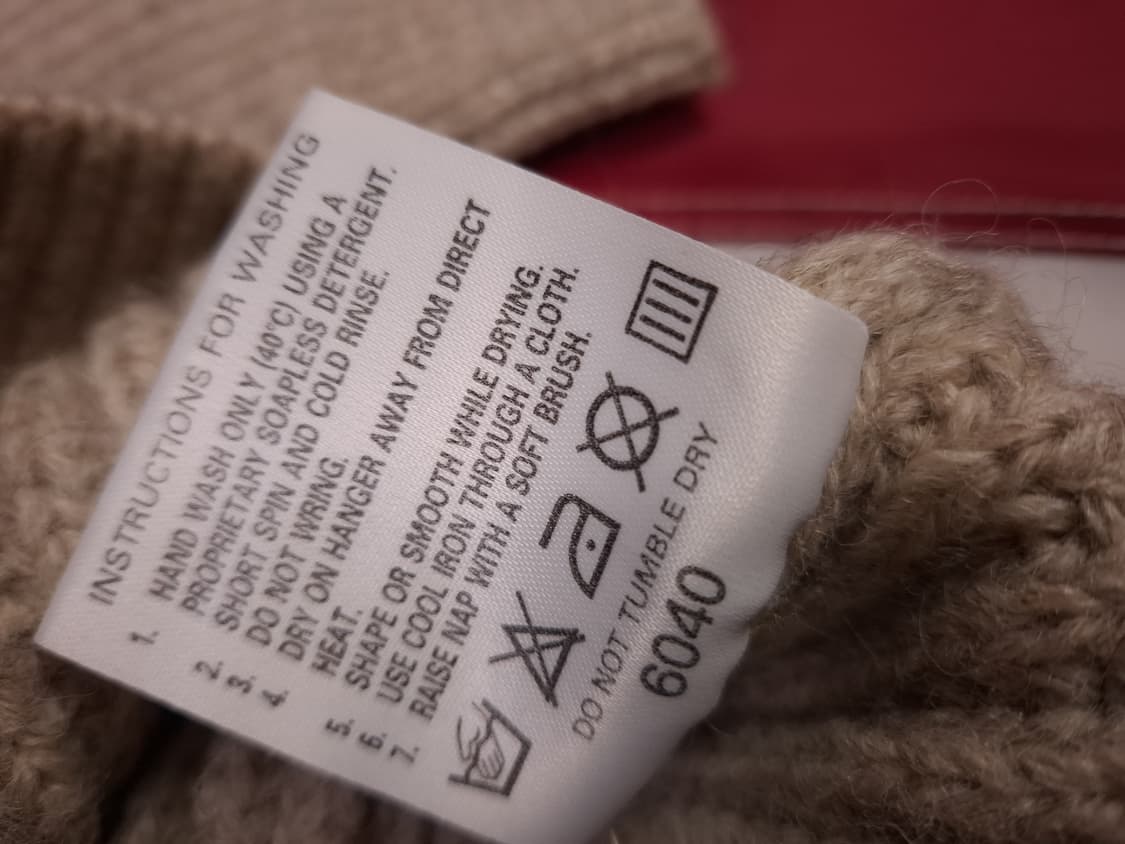 새제품급 90's 오리지날 영국제조 Niffi 울 피션맨 니트 상품이미지5