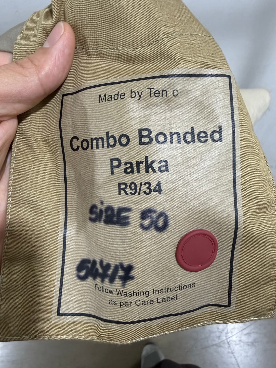 텐씨 콤보 본디드 파카 50 SIZE 상품이미지3