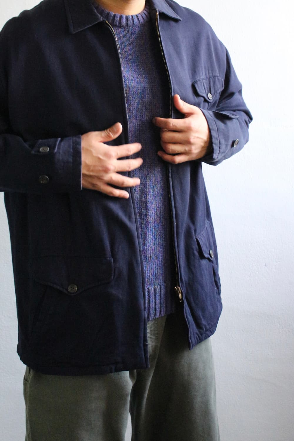 90s 폴로 네이비 워크 자켓 상품이미지4