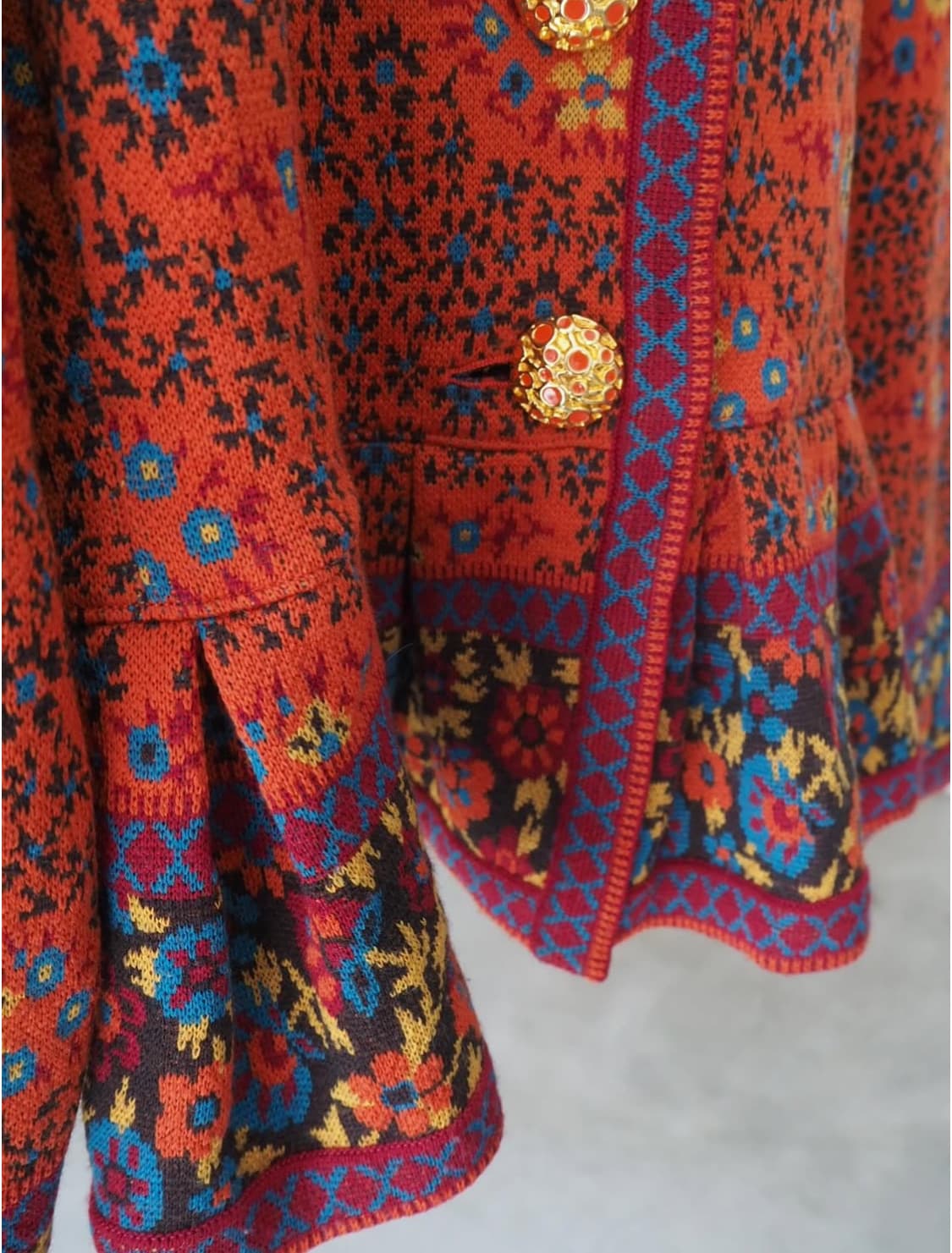 YVES SAIN LAURENT floral cardigan  상품이미지3