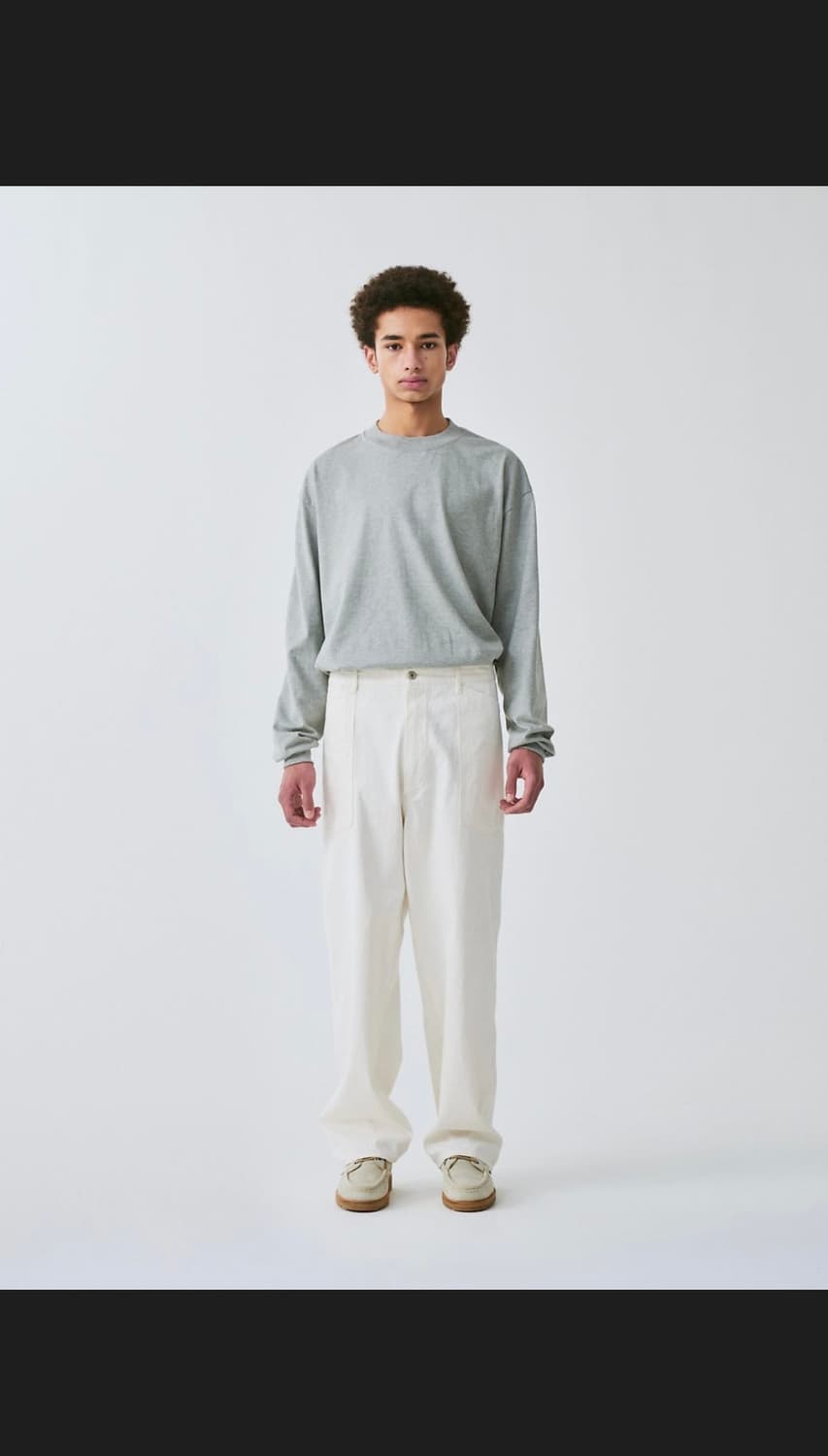 캡틴선샤인 버클백 데님 화이트 상품이미지1