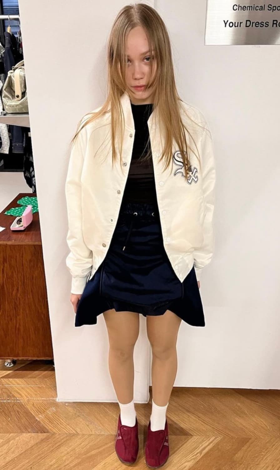 사카이x나이키 울 플레어 스커트 상품이미지4