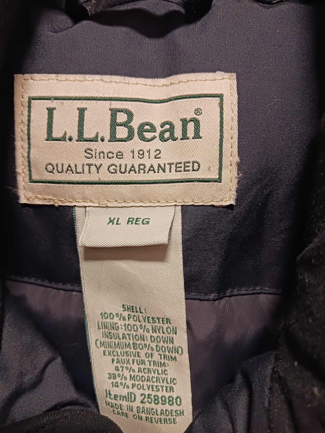 LL bean 다운패딩 상품이미지2
