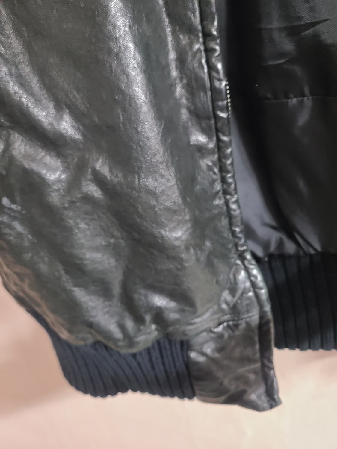 드로잉 여성 양가죽 하프코트(m) 상품이미지8