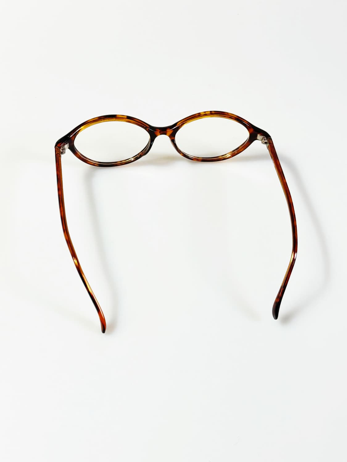 토터스쉘 오벌 뿔테 프레임 오버사이즈 빈티지 안경 상품이미지5