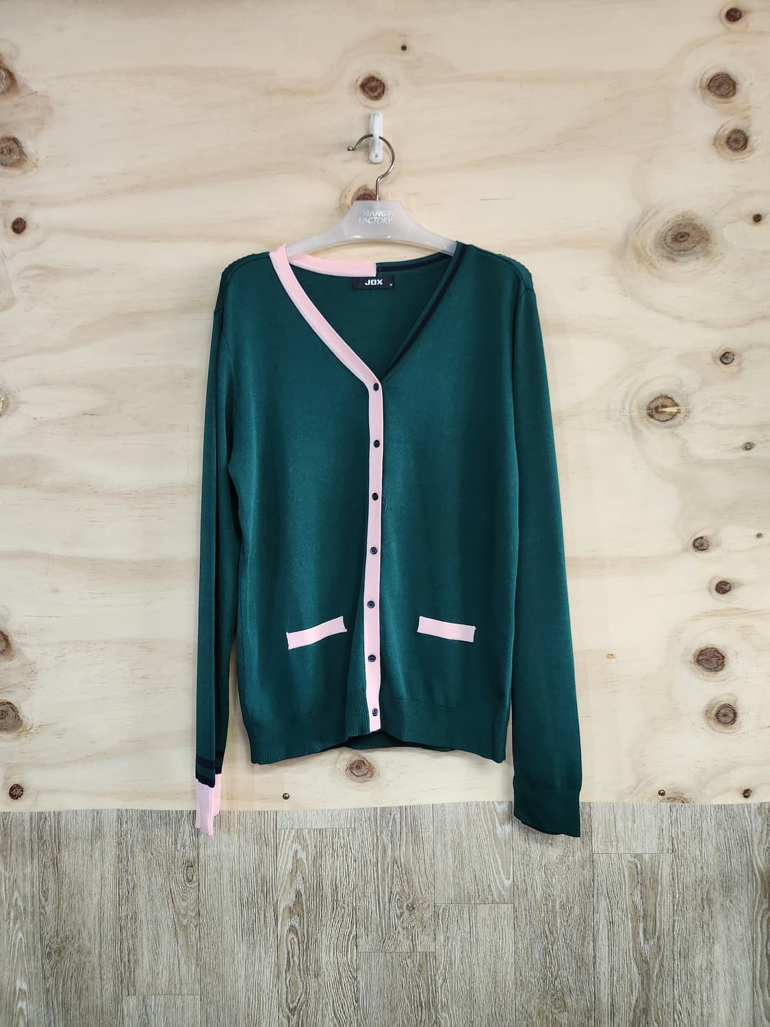822) JDX 골프 여성 워셔블 브이넥 가디건 상품이미지1