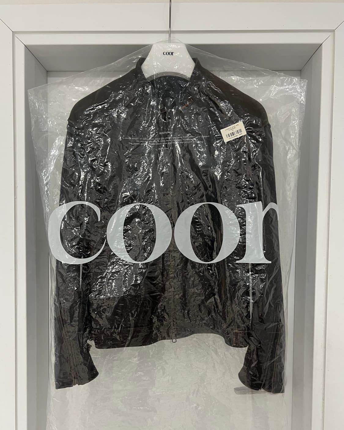 Coor Scratched Biker Jacket (Dark Brown) 상품이미지4