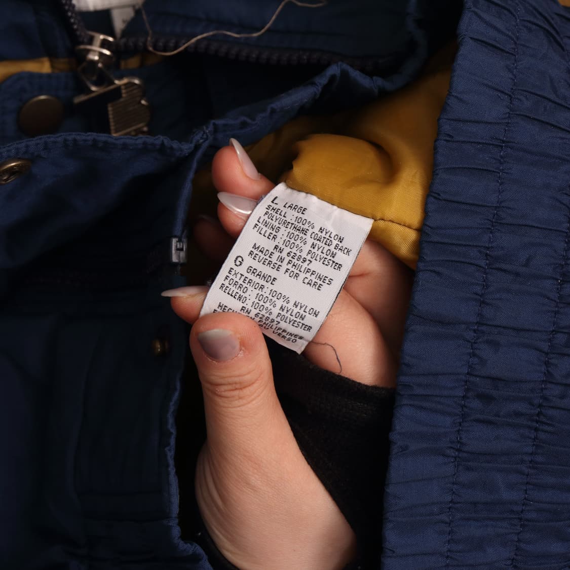 90's NFL 노트르담 봄버 올드스쿨 점퍼 A1527 상품이미지4