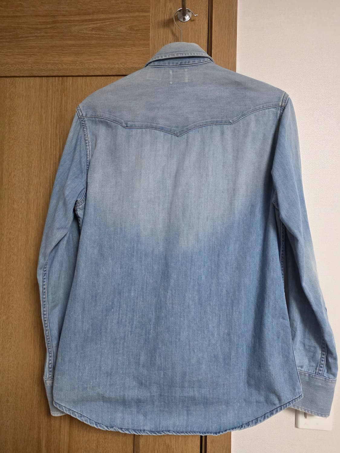[M] 와코마리아 x 랭글러 웨스턴 데님 셔츠 상품이미지2