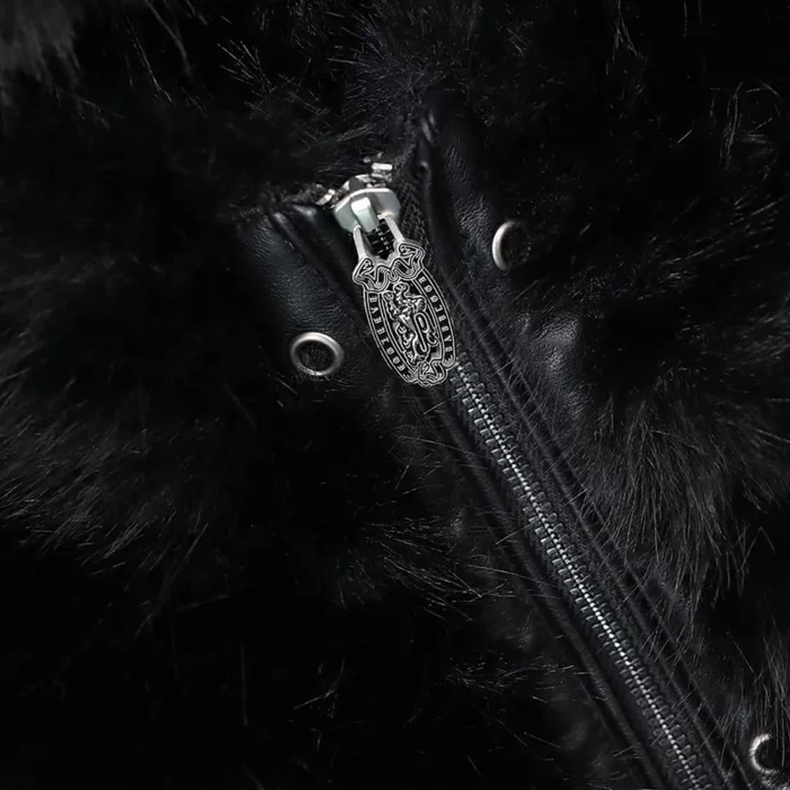 배드블러드 바이퍼81 후드 퍼 자켓 블랙 M 상품이미지2