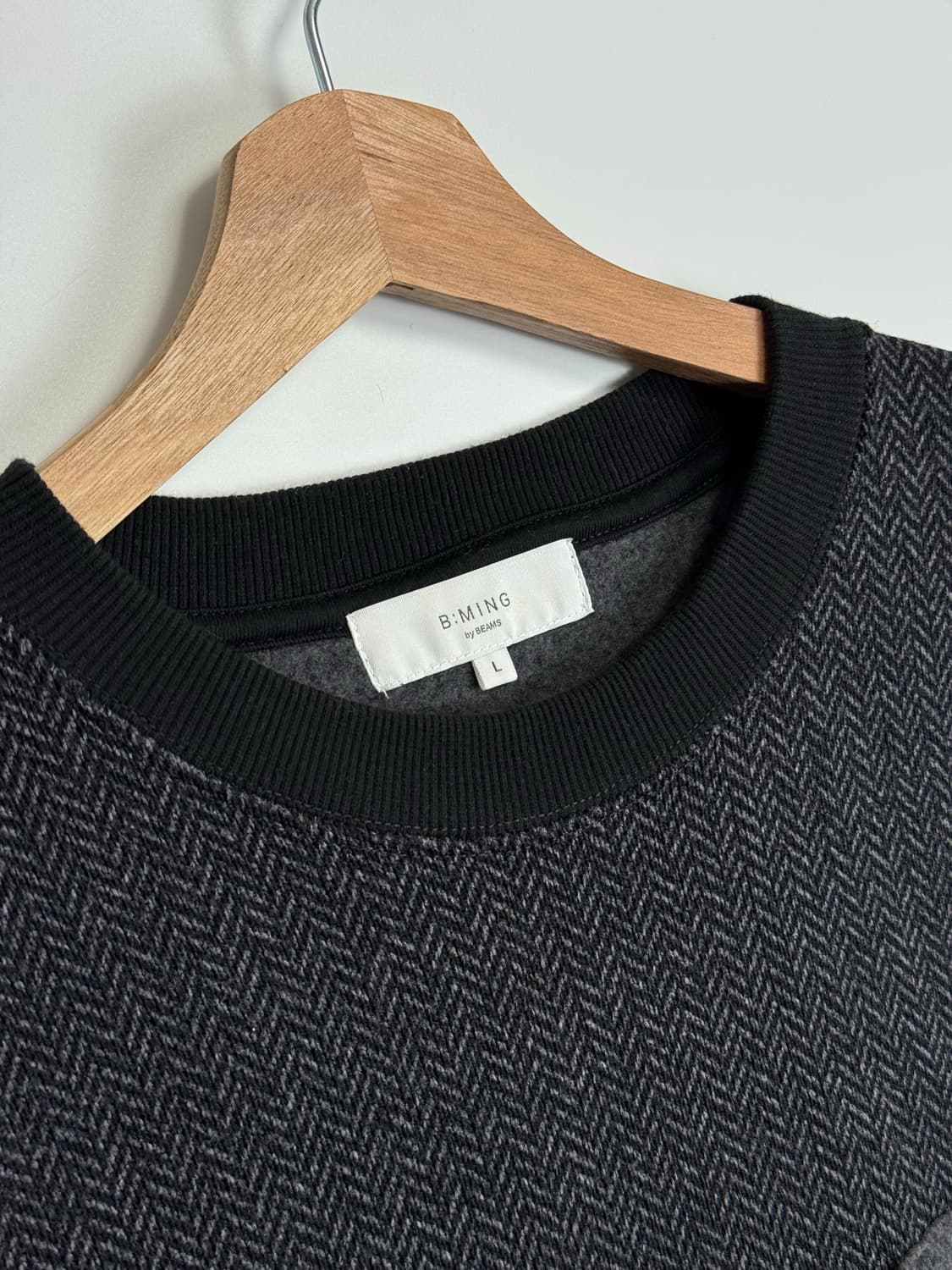 빔즈 플리스 헤링본 스웻셔츠 L 상품이미지3