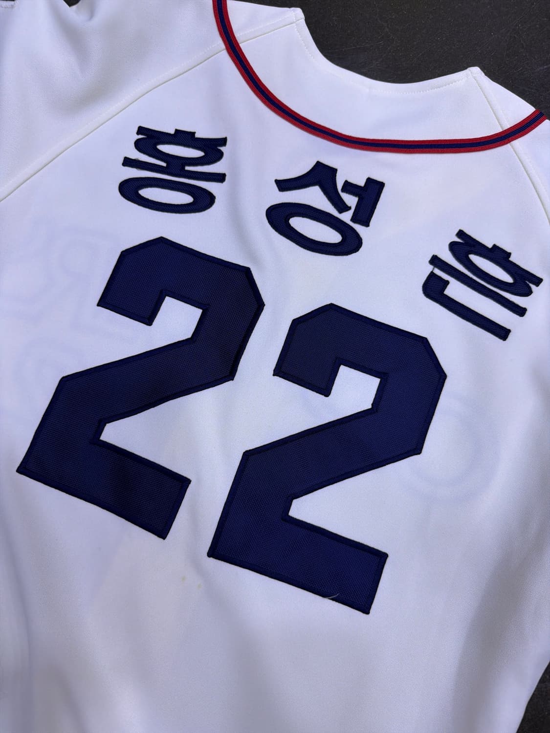 OB베어스 KBO 올드 유니폼 져지 22번 홍성흔 S 상품이미지6