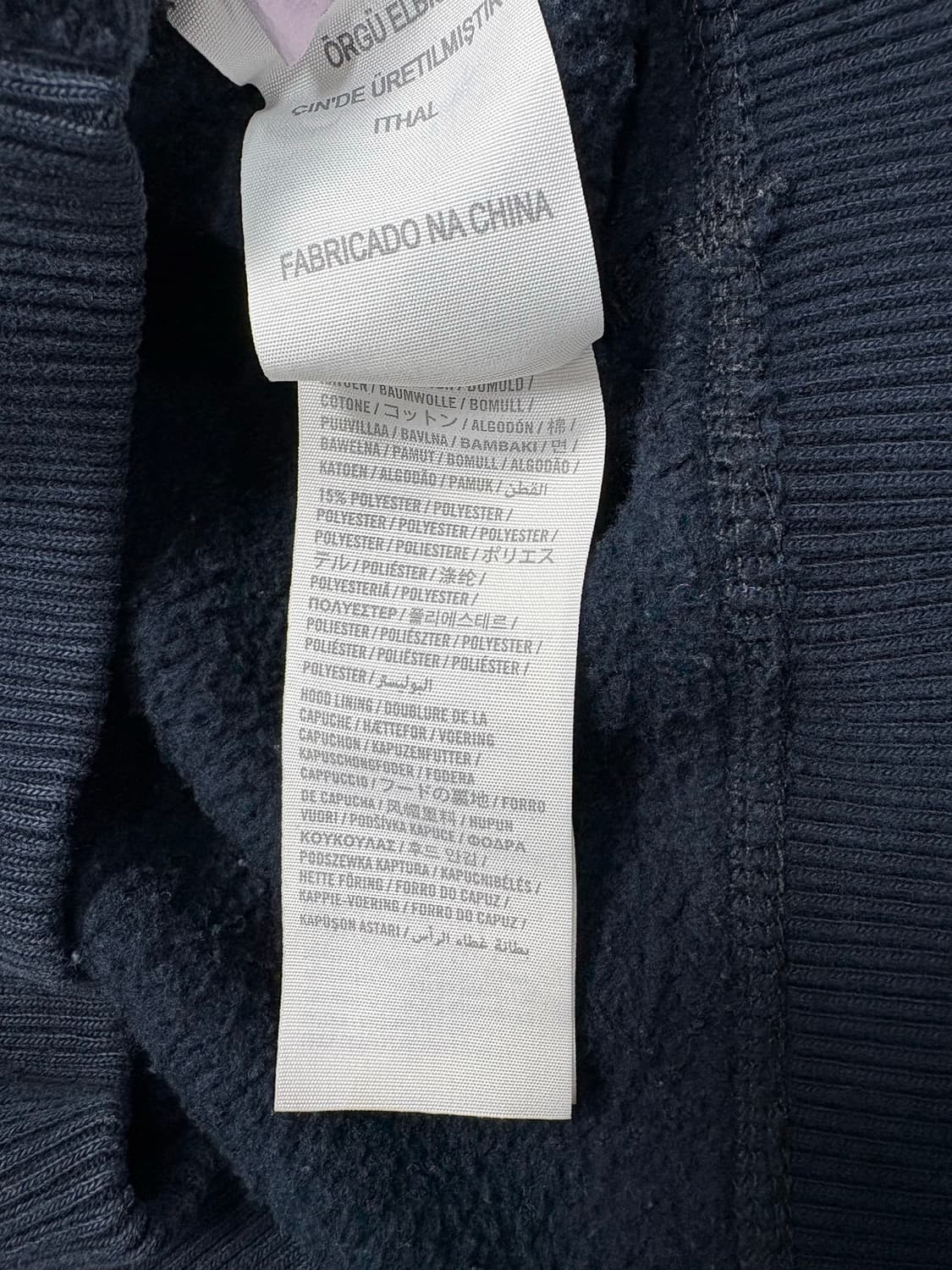 아베크롬비 앤 피치 기모 후드 집업 네이비 상품이미지8