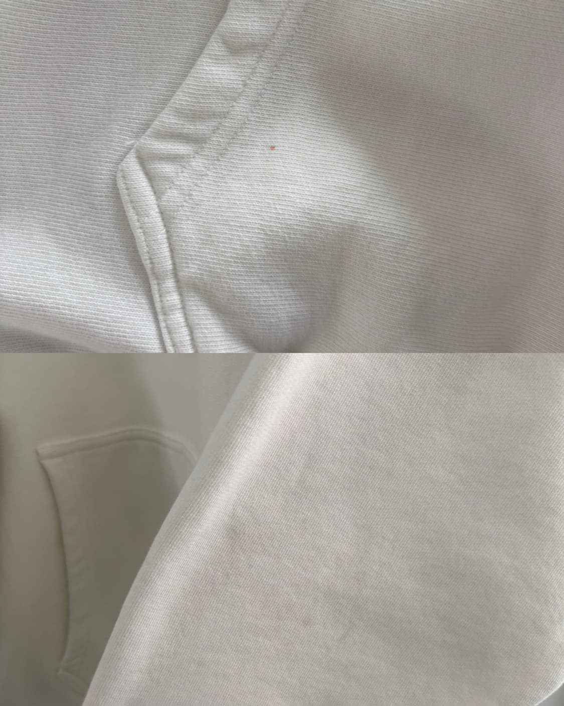 Stussy 스투시 화이트 컬러 로고 후드티 상품이미지8