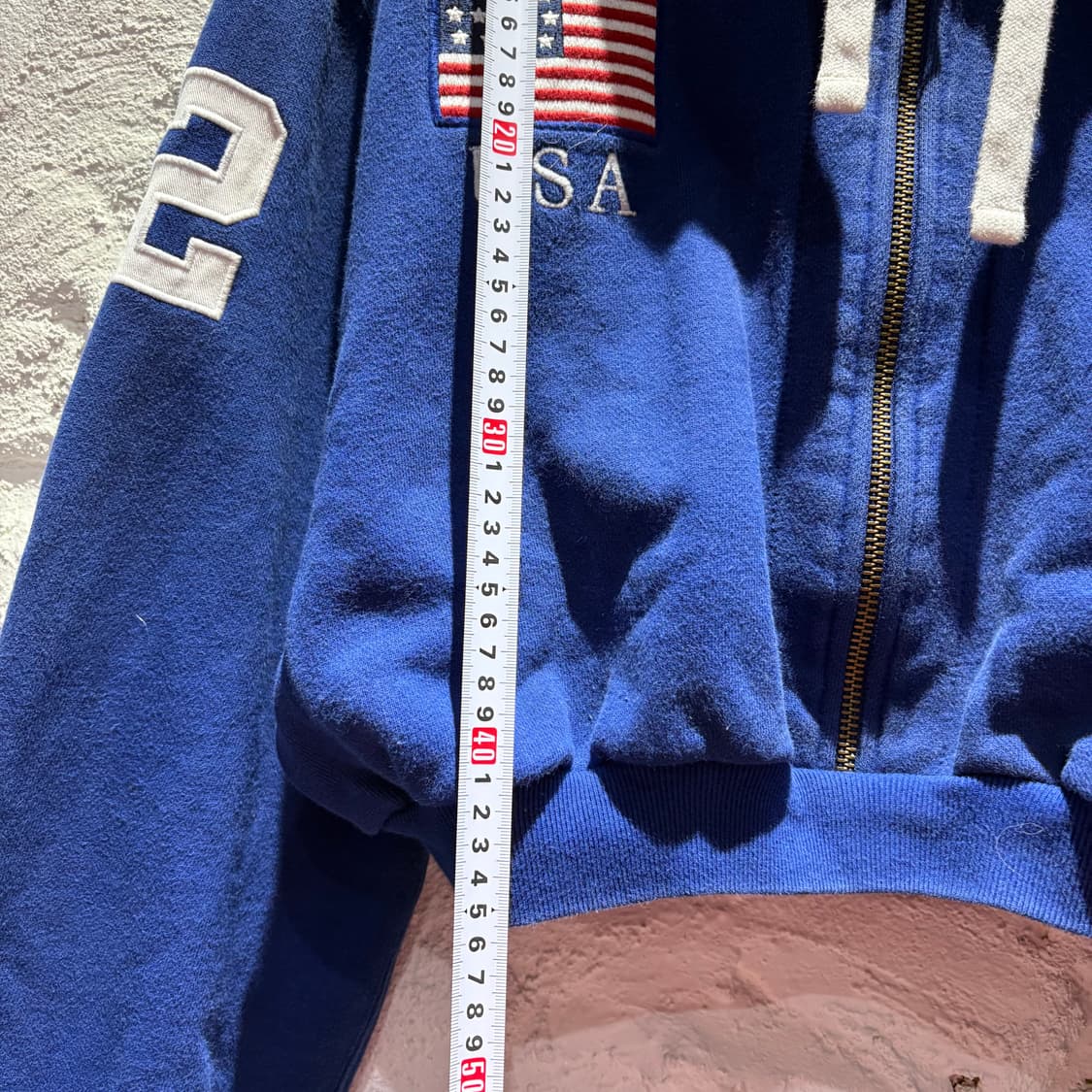 폴로 빅포니2 USA 커스텀 크롭 후드집업  상품이미지7