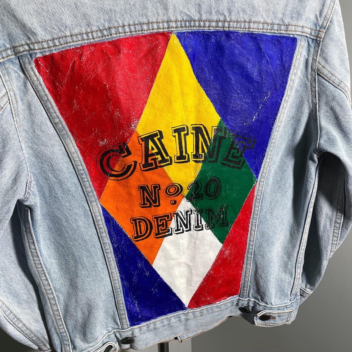 CAINE LONDON 리바이스 핸드 페인팅 데님 자켓 상품이미지6