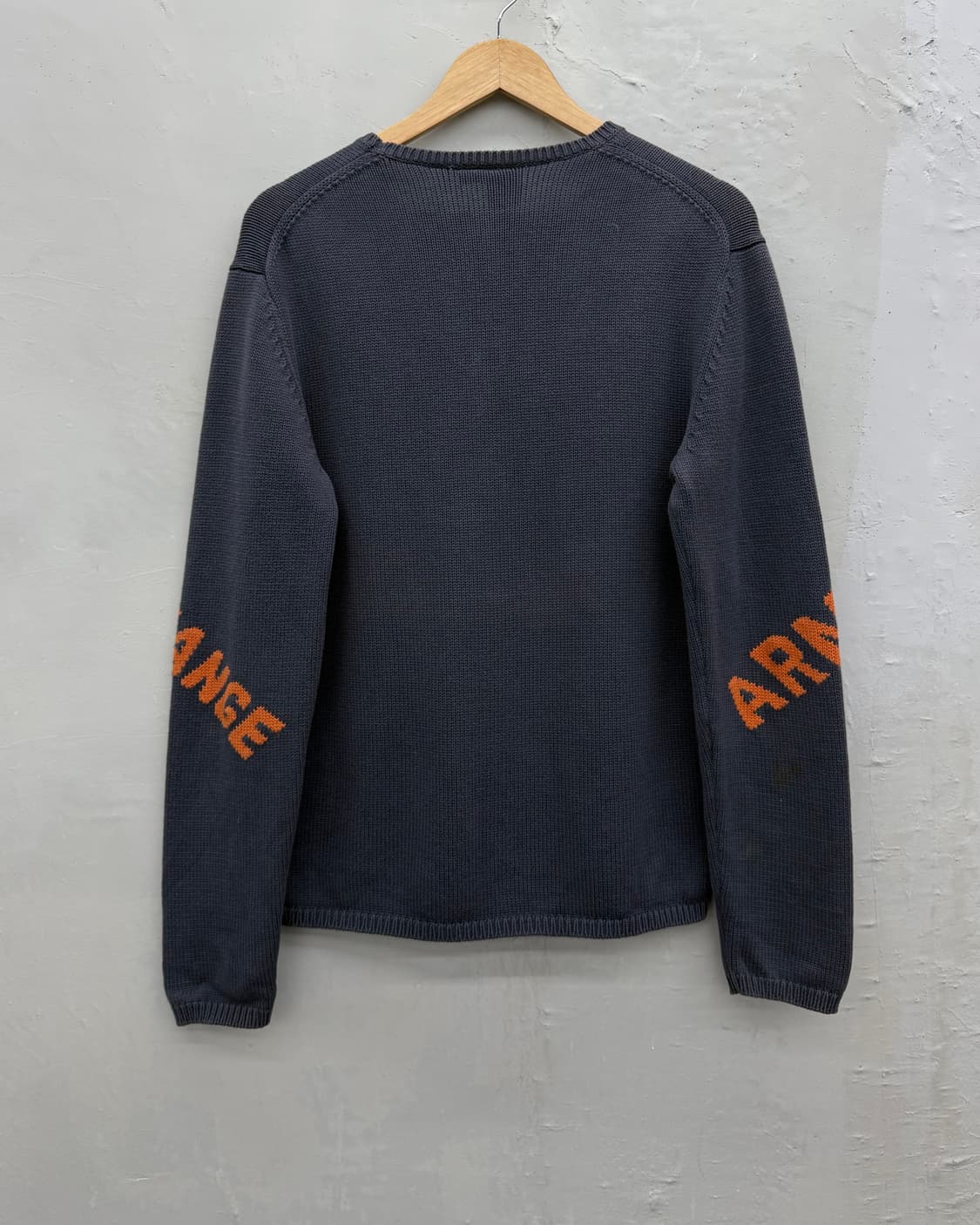 아르마니 익스체인지 00s 엠브로이더리 코튼 니트 상품이미지6