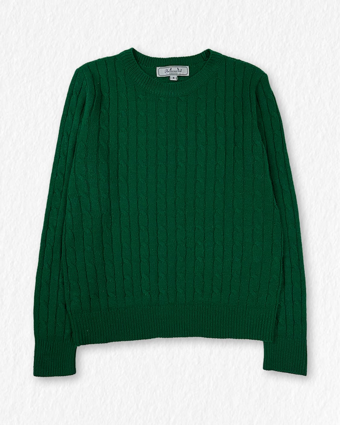 앤더슨벨 케이블 니트 그린 상품이미지1