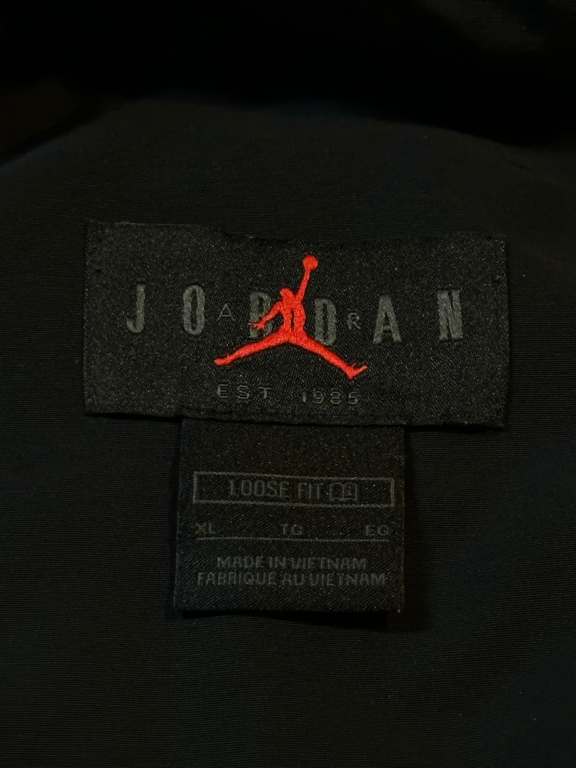 나이키 조던 점프맨 윈드브레이커 바람막이 자켓 블랙 상품이미지4