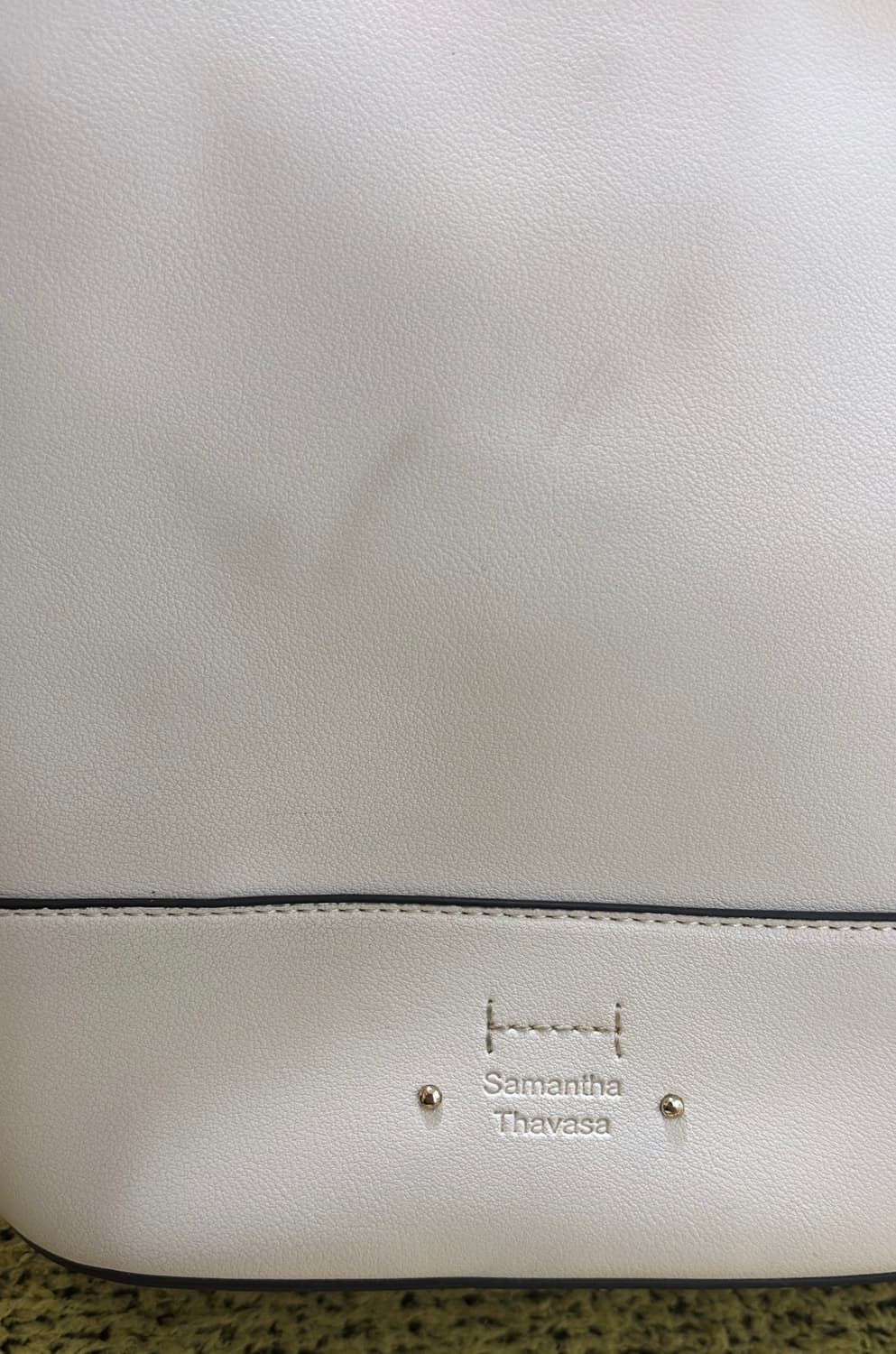 사만사타바사 캔버스 해피 숄더백 아이보리 상품이미지7