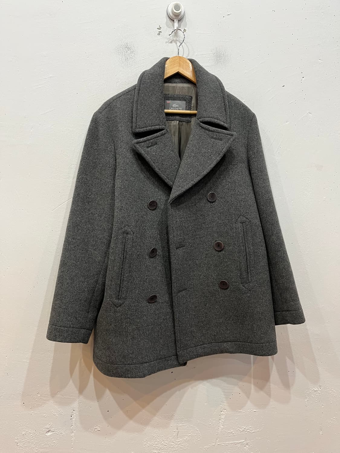 라코스테 퓨어울 피코트 50 상품이미지1