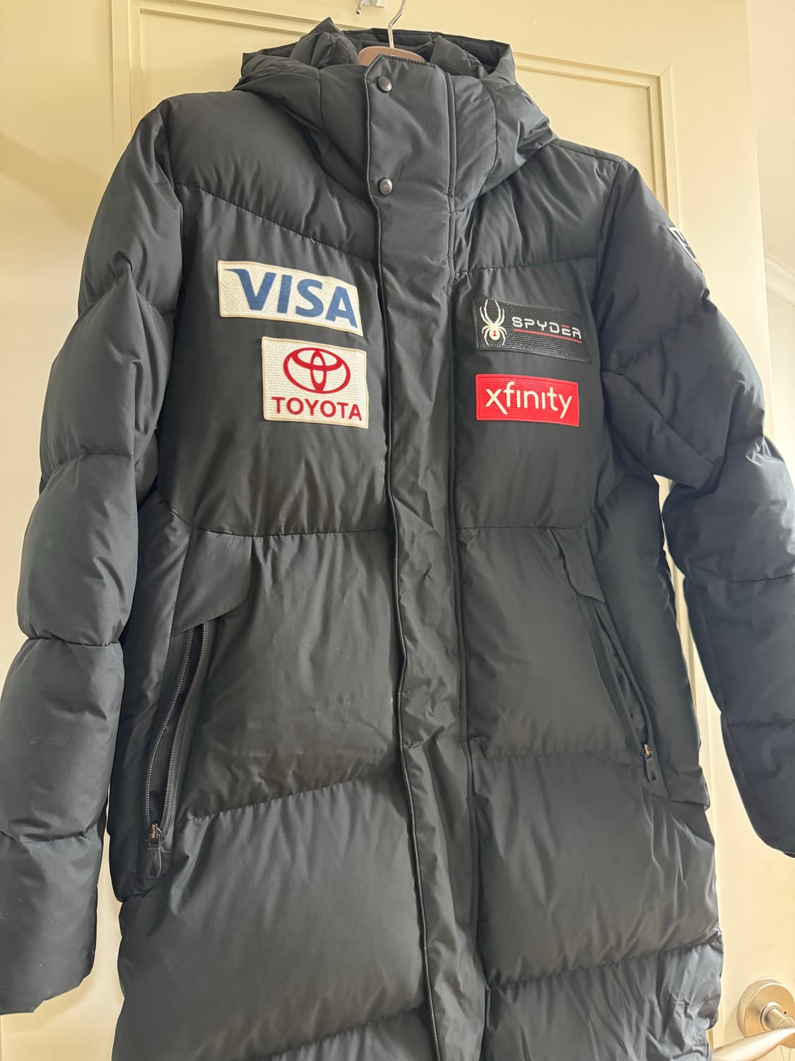 스파이더 롱패딩 상품이미지1