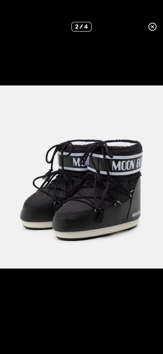MOON BOOT 문부츠 로우 블랙 230-250 상품이미지4