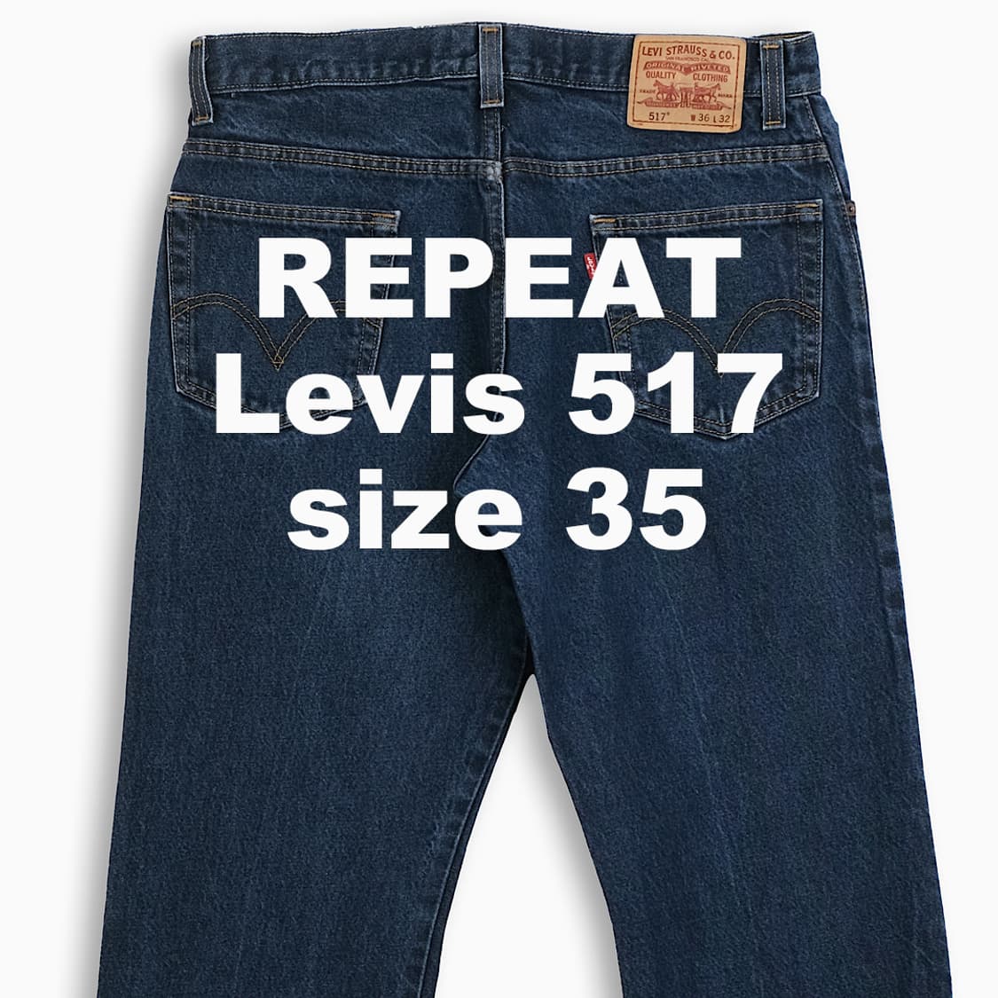 빈티지 리바이스 517 진청 35 인치 LV51736167 상품이미지1