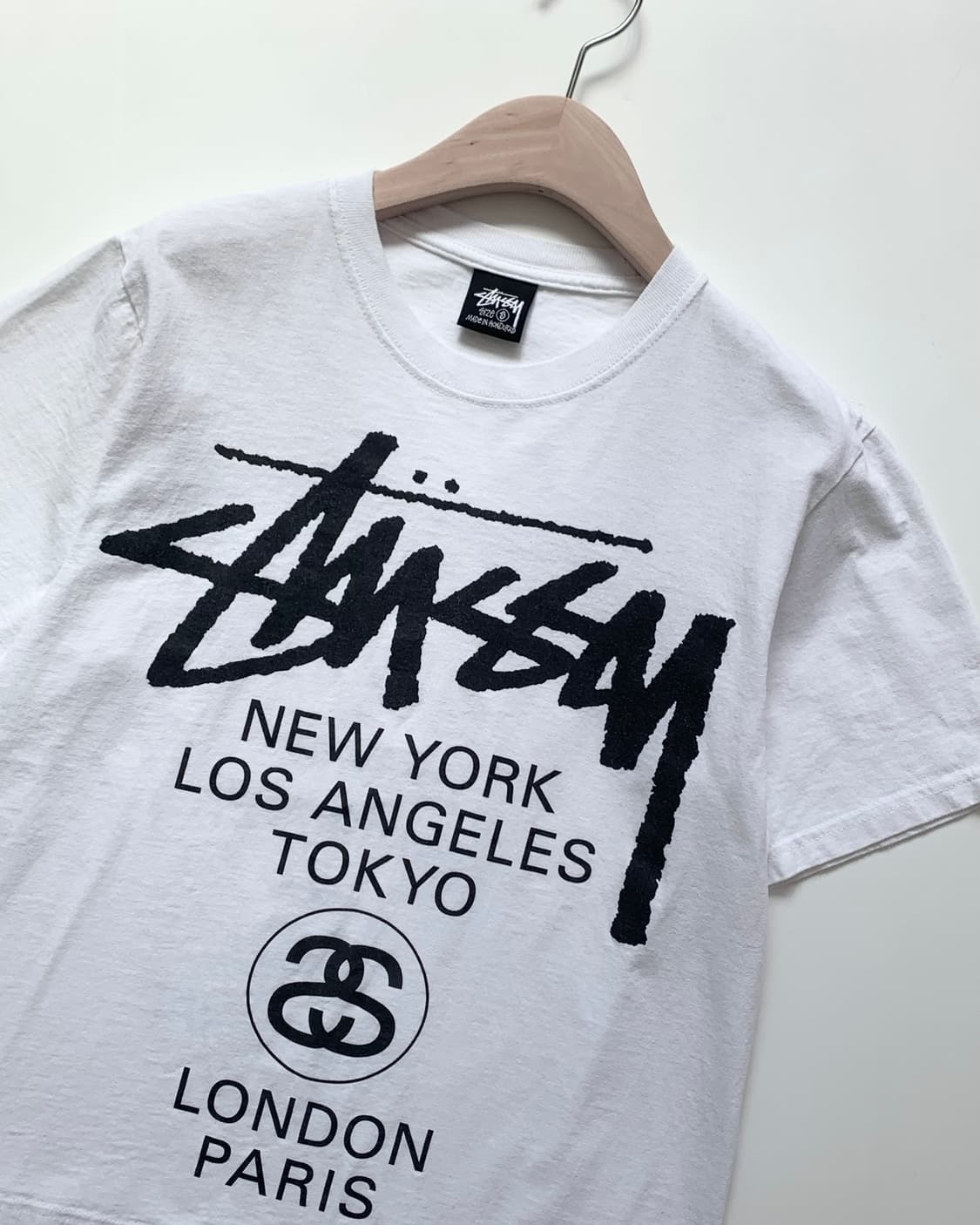 Stussy 스투시 월드투어 화이트 티셔츠  상품이미지6