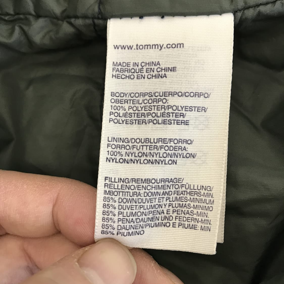 타미힐피거 패치워크 타탄체크 덕다운패딩 [L] 상품이미지6