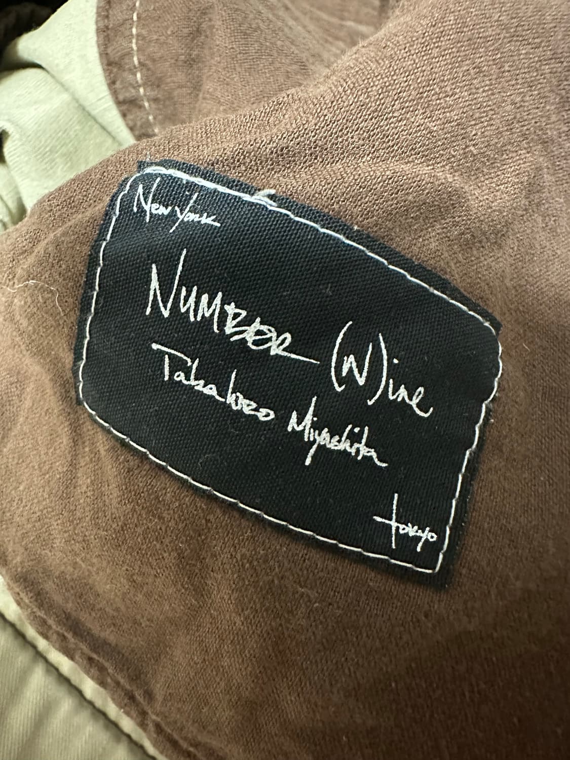 [4] 넘버나인 08AW 페인트 치노 팬츠 상품이미지9