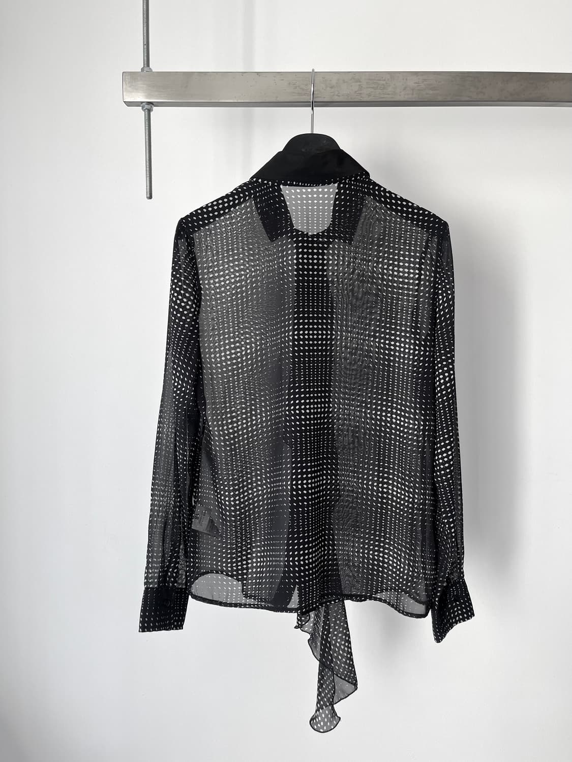 NARACAMICIE tie neck blouse  상품이미지6