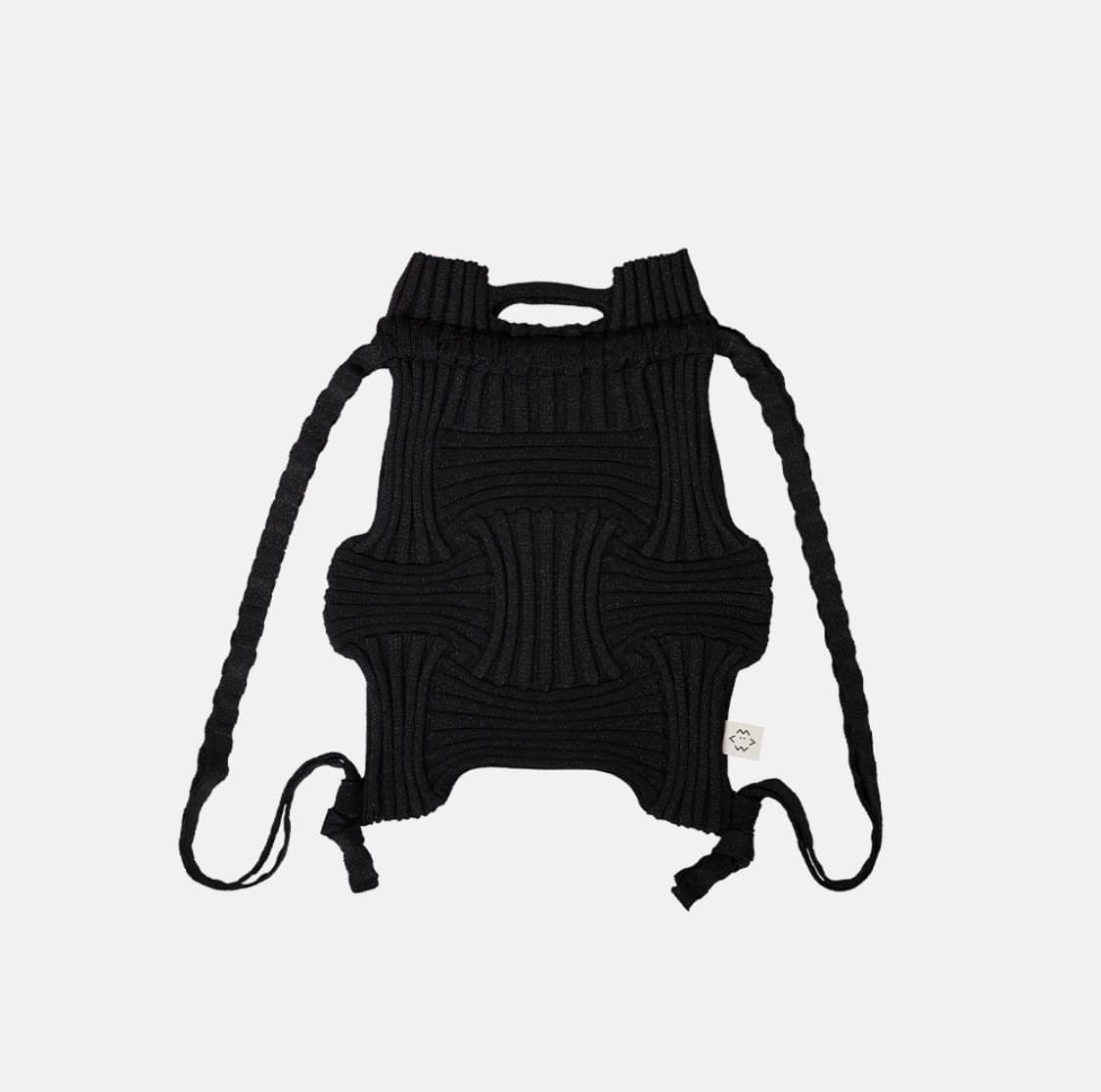 플리츠마마 뉴보우백팩 글리터 블랙 상품이미지2