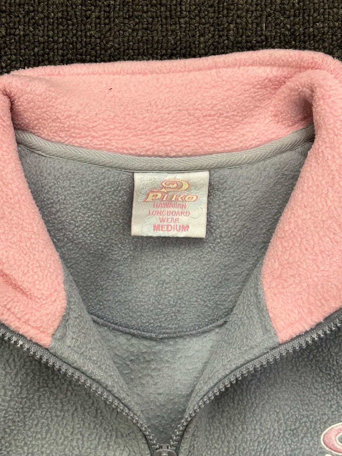 M)Piko 빈티지 배색 플리스 집업 상품이미지6