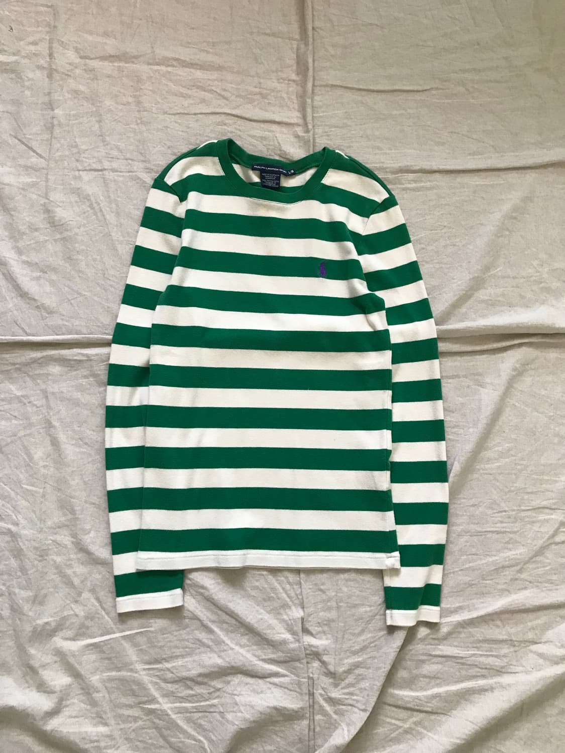 폴로 랄프로렌 포니로고 스트라이프 롱슬리브티 상품이미지5