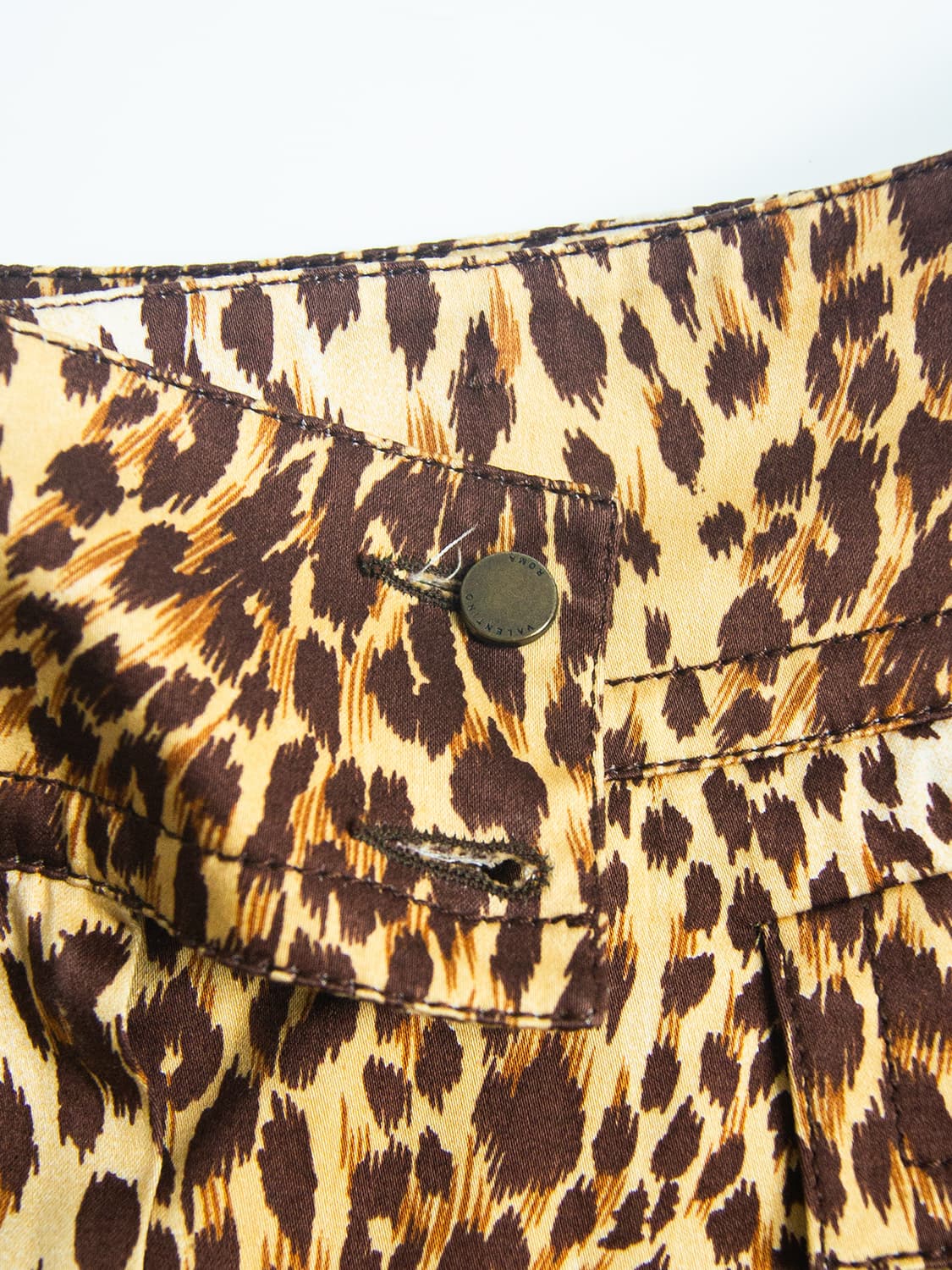 발렌티노 레오파드 패턴 햄 슬릿 스커트 상품이미지10